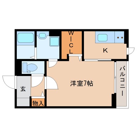 奈良駅 徒歩5分 1階の物件間取画像